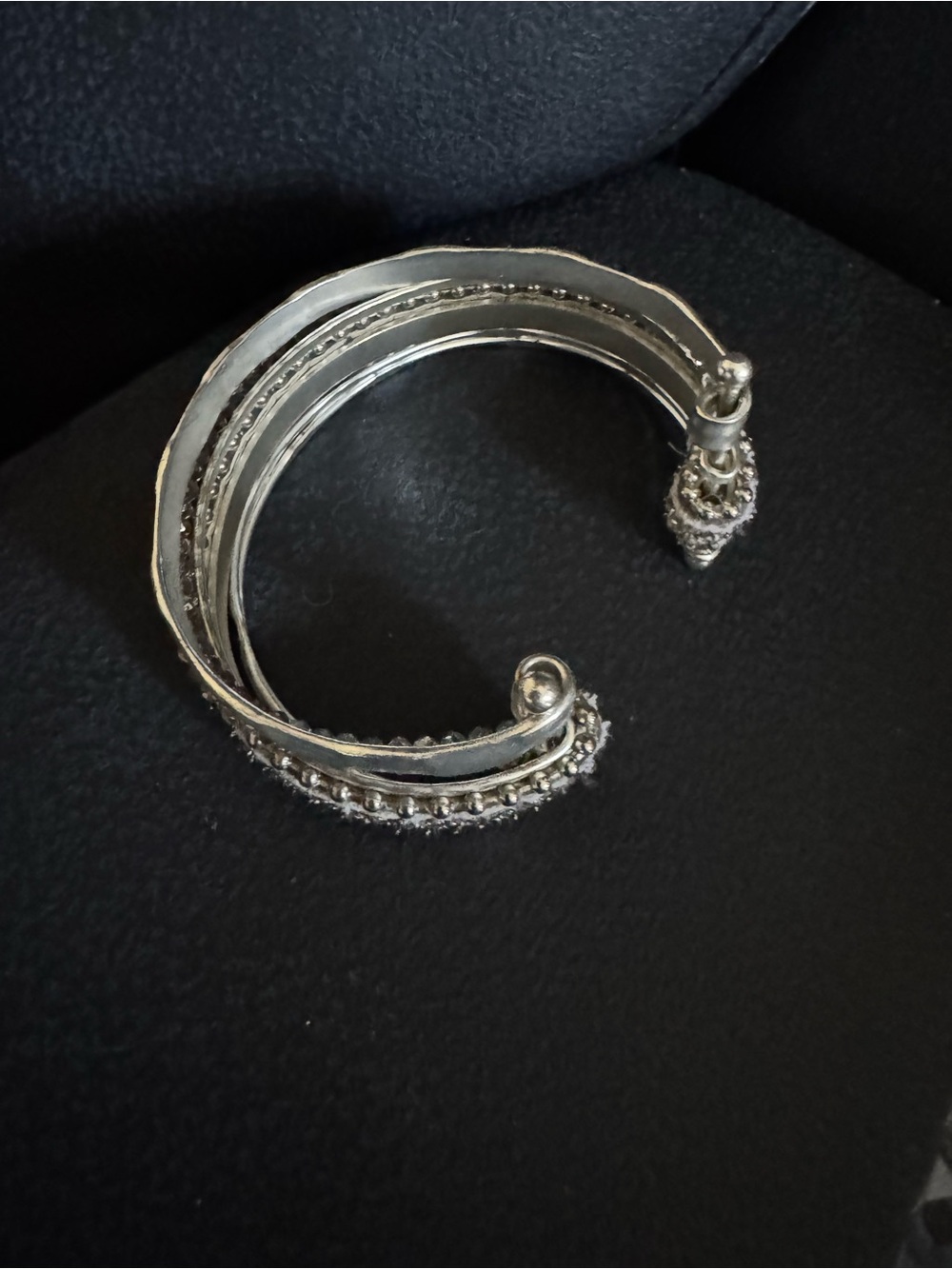 Silver Multi-Stack Bracelet Set - Silver - Picture 5 of 5